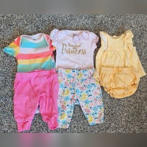 Newborn outfit bundle